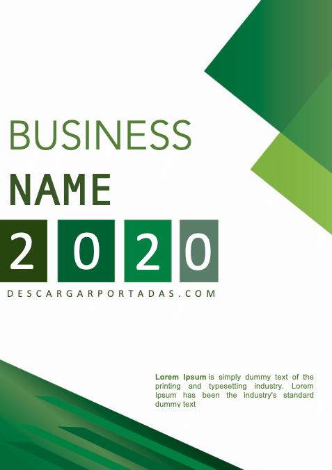 Green Business Cover Page